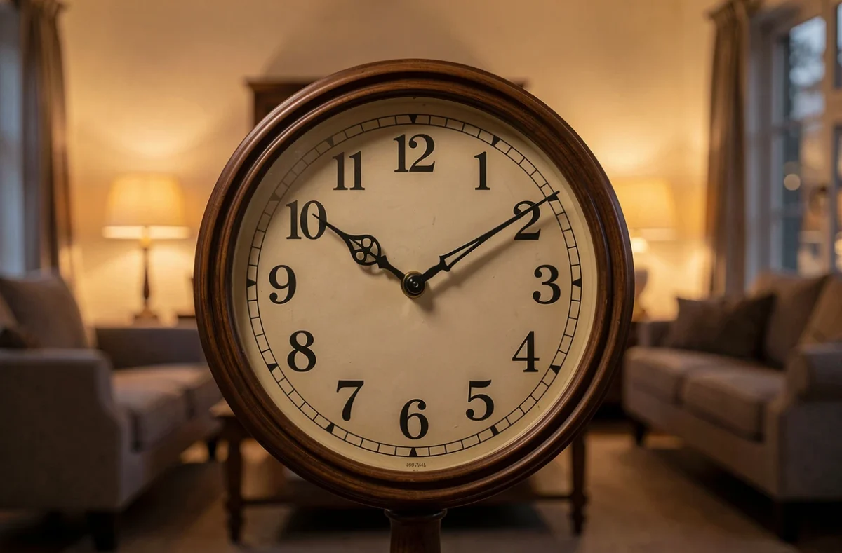 Cadran d'horloge évoquant une journée de 24 heures