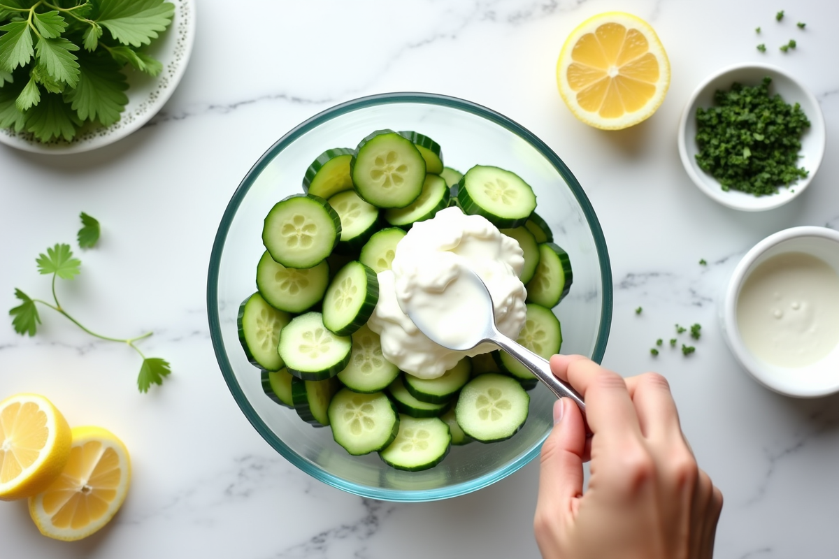 concombre crème